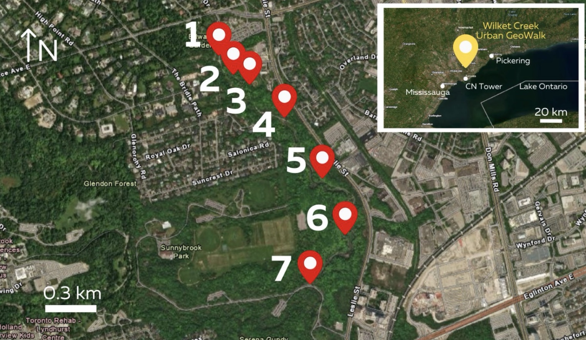 Wilket Creek map.