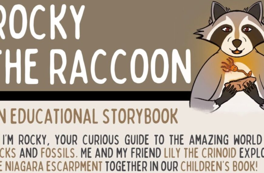 Rocky the Raccoon poster.